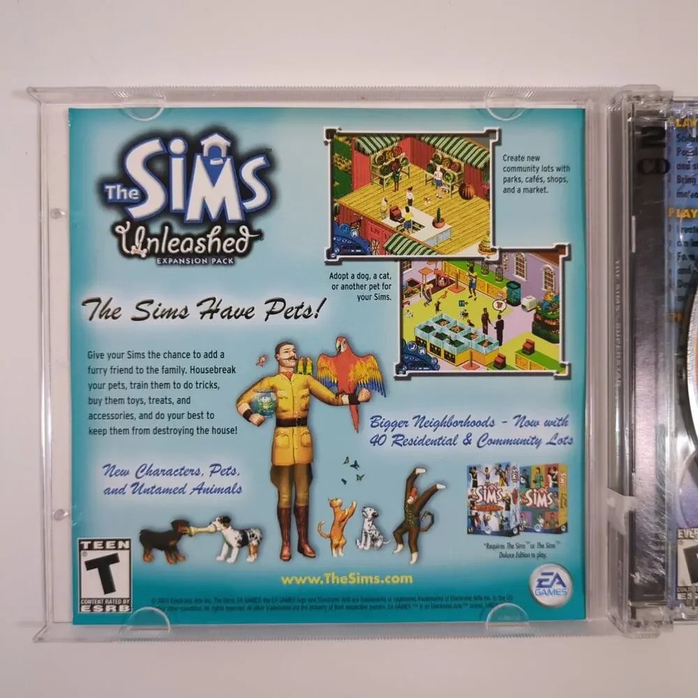 The Sims Superstar Expansion Pack PC Video Game Simulation Maxis